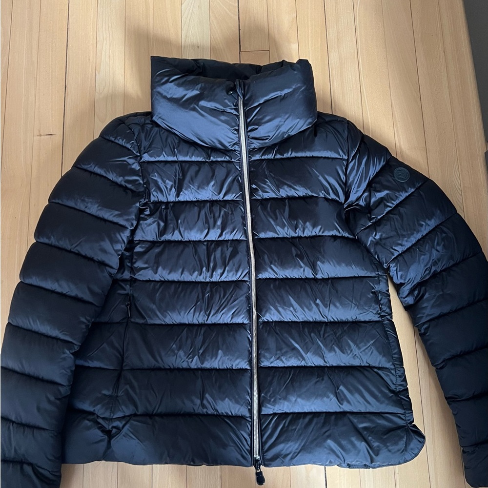 SAVE THE DUCK Black Puffer Jacket